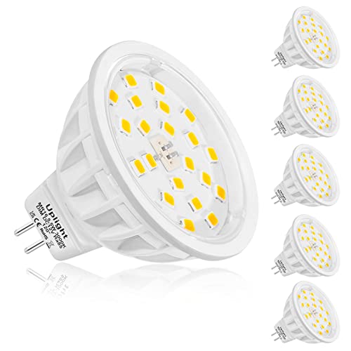 DC12V Dimmbar MR16 LED Lampe Gu5.3 Strahle Ersetzt 60W Warmweiss 3000K 600LM RA85 120°Abstrahlwinkel,6er Pack.