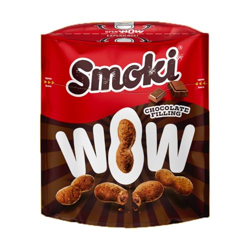 24 PCS SMOKI WOW Chocolate - Chocolate con leche irresistible con relleno fino