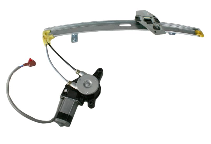 Image of TRQ Rear Right Power Window Regulator & Motor Assembly Passenger Side Compatible with 1990-1993 Honda Accord