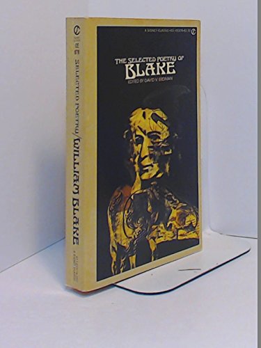 The Selected Poetry of Blake B0014ZLC9I Book Cover