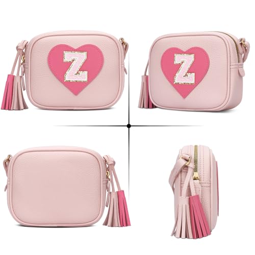 Image of KKXIU Birthday Gifts for Girls Initial Toddler Purse Cute Kids Crossbody Bag