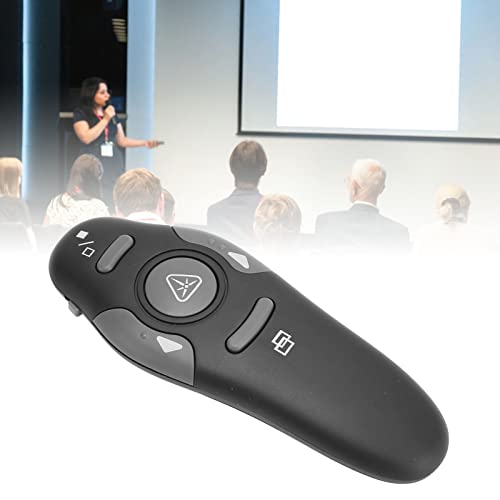 Apresentador Remoto Sem Fio, Clicker de Apresentação Portátil Com Distância de Controle Remoto de 15