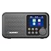 Blaupunkt DR8BK Tragbares DAB+ UKW-Radio, Bluetooth 5.3, 2,4 Zoll...