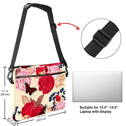 Bolso bandolera anticaídas para portátil de 14.5 pulgadas con correa suave 5