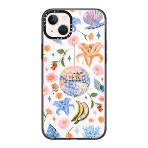 Coque iPhone 14 Plus antichoc CASETiFY fine transparente motif Disco Magic