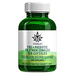 Probiotics Bio Cultures Complex with Prebiotics - 150 Billion CFU 20 Strains - 2 Months Supply 120 Capsules - Lactobacillus & Bifidobacterium Strains | Probiotics for Women & Men Gut Health