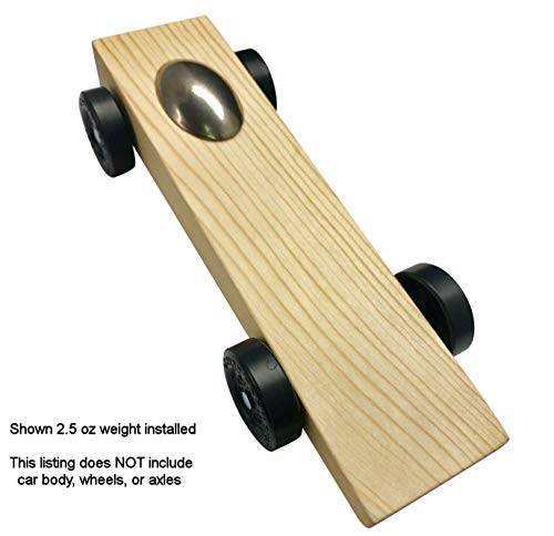 Pinewood Pro Tungsten Canopy Weight For Derby Cars (One 2.5Oz Canopy) #TOP4