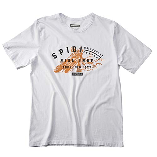 T-shirt Spidi Slideslip blanc XXL pour vos balades d'été