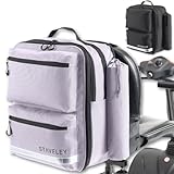 Staveley XL Expandable Mobility Scooter Bag for Electric Mobility Scooters & Boot Scooters - Back of Seat Bag (Purple)