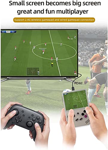 RG35XX-Handheld-Game-Console-Portable-Retro-64G64G-Built-in-5000-Games-35-Inch-IPS-Screen-Open-Source-System-Arcade-Game-Console-Toy-Gift-for-Kids-AdultsGrau