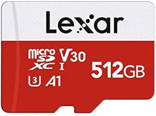 Lexar Micro SD Card Up to 100/30MB/s(R/W), 256G MicroSDXC Memory Card + SD Adapter with A1, C10, U3, V30, 4K Video Recording, TF Card