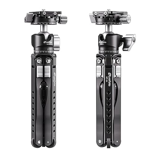Leofoto MT-02Pro+LH-22 ブラック三脚雲台セットカーボンミニ Amazon | レオフォト MT-04＋LH-25R ミニ三脚雲台セット ブラック