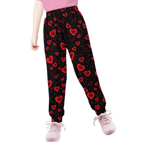 Sweatpants Kids Jogger Sweat Pants Soft Elastic Waist Pocket Athletic Pants Girls Boys