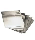 BALSAT | Paletina Plata Para Envasado al Vacío | 100 unidades | 15x21 cm | Cartón Resistente ideal para Embutidos, Salmón y alimentos | Ensobrado Higiénico y Profesional | Paquete 100 uds