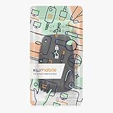 kwmobile Car Key Cover Compatible with Toyota 2 Button Car Key Smart Key Key Cover - Silicone Protective Car Key Fob Case - Black/Blue - Image 7