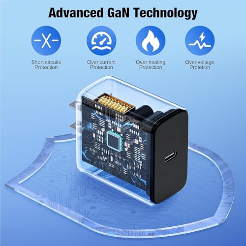 Image of 60W USB C Charger Samsung, 2Pack 60 Watt Super Fast Charging Type-C Charger