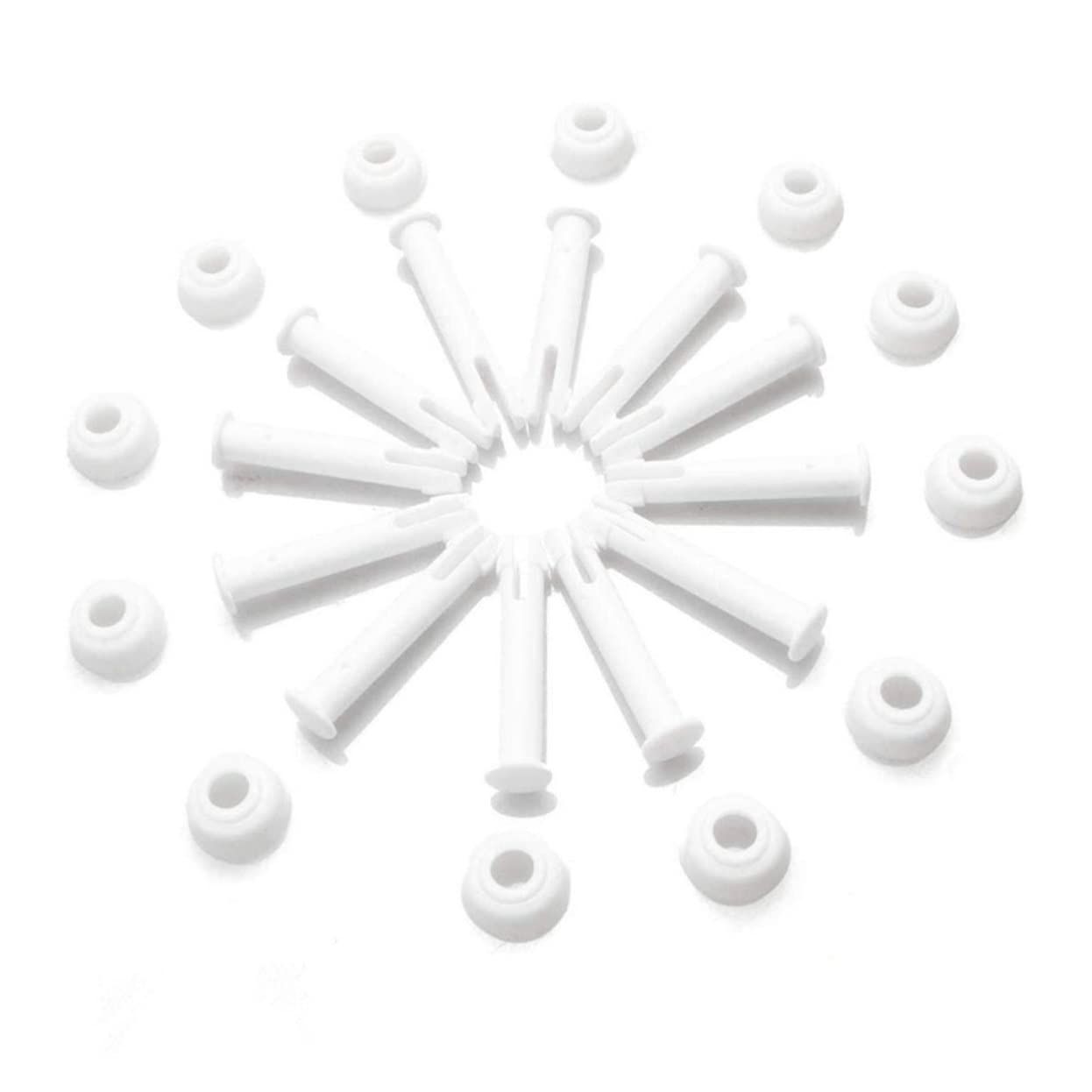 POPETPOP 2 Series Conectores De Piscina De Plástico para Piscina Desmontable Accesorios 24 Piezas X 2