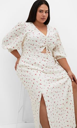 Image of City Chic Women's Plus Size Maxi Dress - Jolene Print