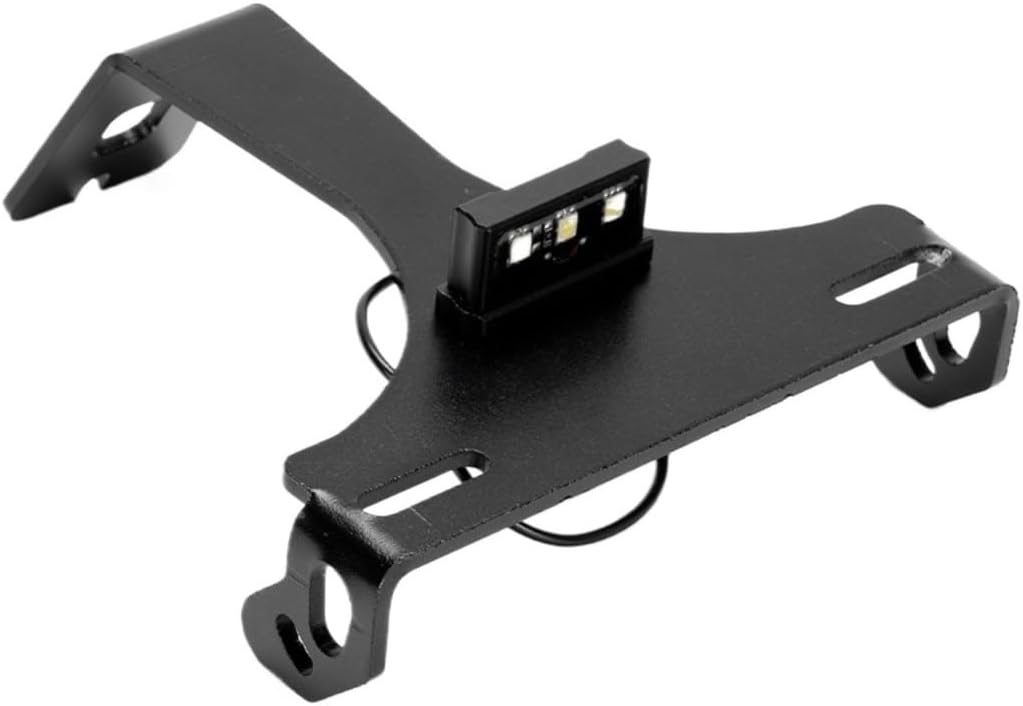 License Plate Holder Motorcycle Rear Registration Number Frame WithLight Accessories Compatible with Ducati 848/1098/1198