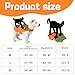 Halloween Haustiere Cosplay Kostüme, Lustige Hundekleidung mit stehender schwarzer Katze, Haustier-Outfit Halloween, lustige Hundekatze Kostüm mit schwarzer Katze, für die Hunde und Katzen (XL)