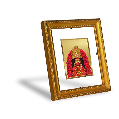 Image of Diviniti Maa Tara Gold Plated Wall Photo Frame, Table Decor| DG Frame 101 Size 1 and 24K Gold Plated Foil| Religious Photo Frame Idol For Pooja, Gifts Items (13.5 CM X 15.5 CM)