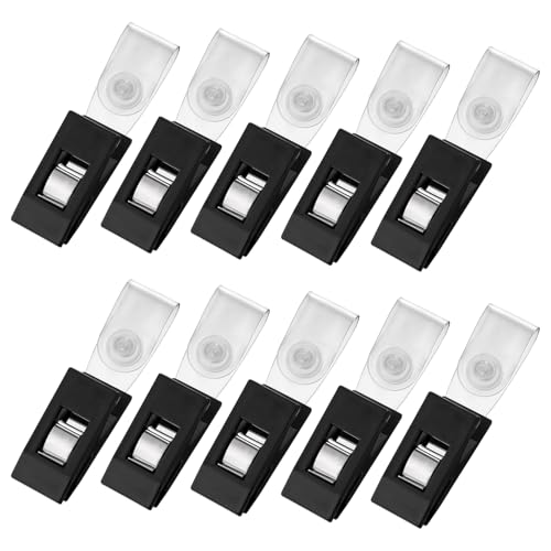 10 Pcs Garden Flag Clips Anti Wind Small Yard Flag Holder Flags Pole Rings Flags Clips for Flagpole