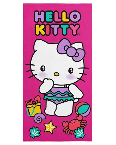 Northwest Sanrio Hello Kitty Towel Beach Pool Swim Merch Hello Beach Day 30x60