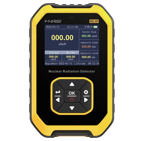 Geiger Nuclear Radiation Detector X, β and γ Rays Tester Marble Radiation Ionization Personal Dose Alarm Geiger Counter
