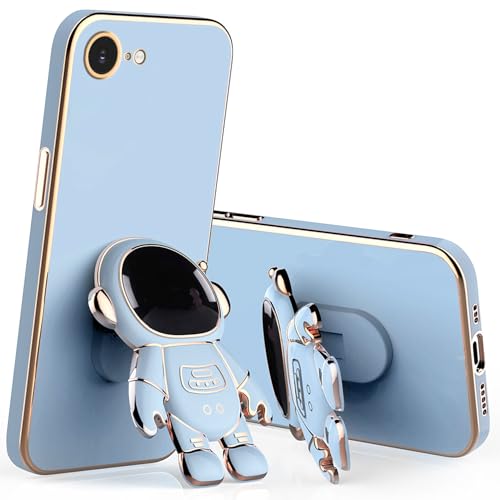 Coque iPhone 16e astronaute bleu pour regarder vos vidéos partout