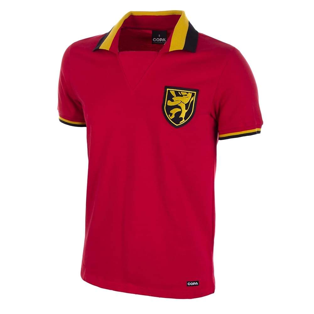 Copa Red Belgium 1960'S Retro Football Shirt