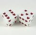 Koplow Games White Sweetheart Dice d6 25mm 2ea