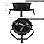 BOINN 35 Inch Fire Pit, Wood Burning Fire Pit for Outside, Heavy Duty Octagonal Firepit with Poker for Camping Backyard Patio Black