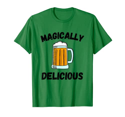 Magically Delicious Beer St. Patricks Day Beber Camiseta