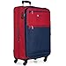 Produktbild ITACA - Großer XL Reisekoffer 78cm Eva-Polyester. Erweiterungsfähig. 4 Rollen. Extrem geräumig. Weich, robust und leicht. Hängeschloss. Studenten und Fachleute. 701070, Color Rot-Meer-Blau