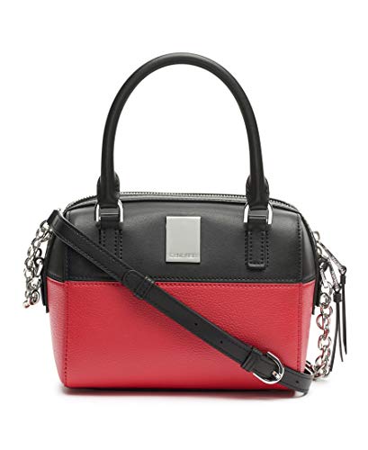 Calvin Klein Tonya Calf Leather Mini Satchel, Watermelon