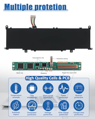 Image of 56.04Wh RX03XL N70706-005 Battery for HP EliteBook 640 645 630 660 G11 & ProBook 440 445 460 465 G11 Series Notebook-Compatible with N78704-005 HSTNN-WB0H TPN-DB1Z - 11.58V 4646mAh Replacement