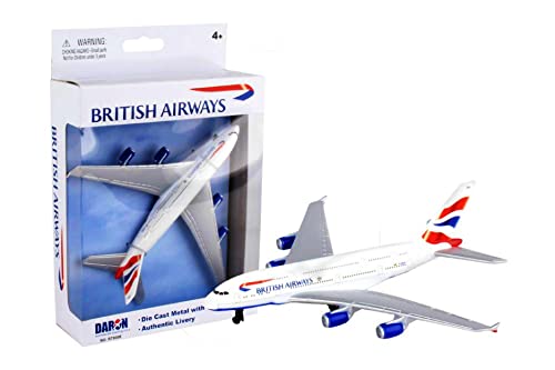 Matty's Toy Stop Daron Emirates A380, Qantas A380 & British Airways A380 Die-Cast Planes Gift Set Bundle Storage Bag - 3 Pack #TOP2