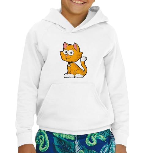 Sweat à capuche enfant chat mignon cartoon au style décontracté