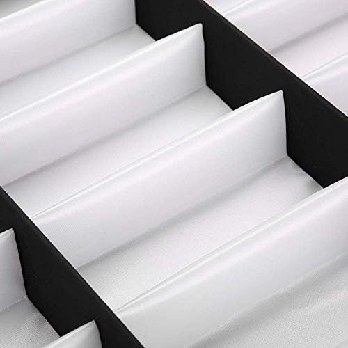 Sunglasses Storage Holder Box, 18 Grids Sunglasses Display Case Eyeglasses Storage Organizer Eyewear Storage Box Display Rack for Spectacles Men Women Black 18.7 x 14.7 x 2.4 inch
