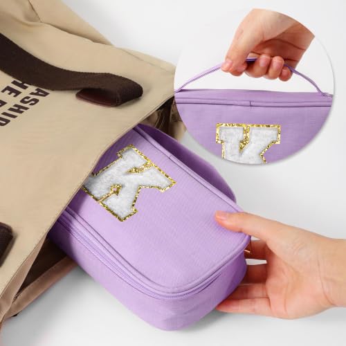 Image of YOOLIFE Initial Bag, Birthday Gifts, Purple (E)