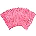 Juvale Pink Chair Sashes - 50 Pack, Fits 13.5-16.5 Inch Chair Backs - Silver Circle Buckles for Wedding Decor, Baby Shower & Birthday Party Decoration