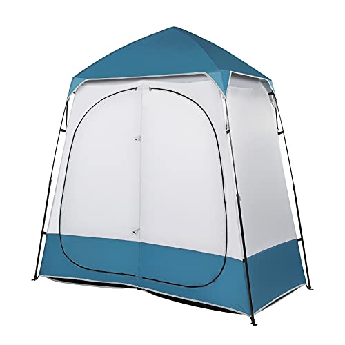 Carpa doble portátil 229x229x122cm Oxford para camping miniatura 1