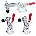 Produktbild Liuer 3 Stück rote-Toggle Clamp GH-201B Waagrechtspanner Schnellspanner Haltekraft Spannhebel Klemmen Handwerkzeuge Toggle Clamp