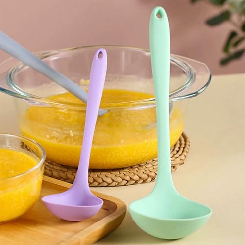 Ne glissez plus dans le bouillon grâce à cette cuillère à soupe long manche - 7