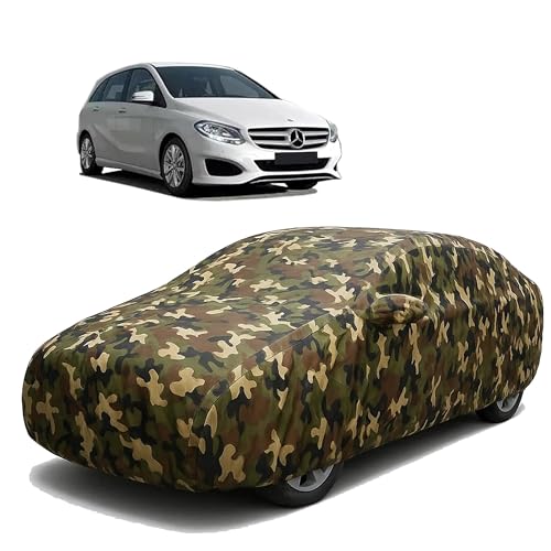 Image of Sulfar 100% Waterproof Car Body Cover for Mercedes Benz BClass - Triple-Stitched Dustproof UV, Heat & Rain Protection with Mirror Pockets, Full-Bottom Elastic & Free Storage Bag - All-Weather Indoor O