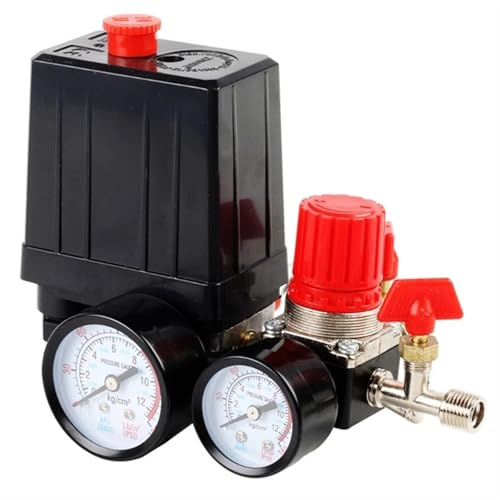 Air Compressor Pressure Switches 90-120PSI Safety Valves Control Manifolds Regulator Gauges Safety Valves Pneumatic Tool