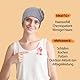 TSKNOMO 4-teiliges Chemo-Kopfbedeckungsset für Damen, atmungsaktive Krebs-Kopfbedeckung, elastische Chemo-Hüte für Frauen mit Haarausfall