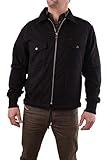 Diesel S-CAPSULE FELPA Herren Jacke Sweatjacke (Schwarz, M)