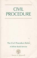 Civil Procedure: The Civil Procedure Rules 0421674601 Book Cover