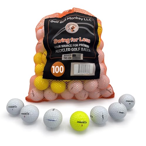 Golf Ball Monkey Pinnacle Golf Balls - 100 Pack w/Mesh
